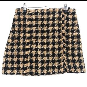 HOUSE OF HARLOW 1960 Houndstooth skirt M